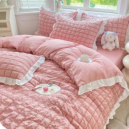 Fluffy Bedding Pink