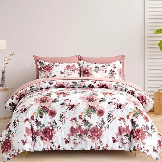 Pink Floral Bedding